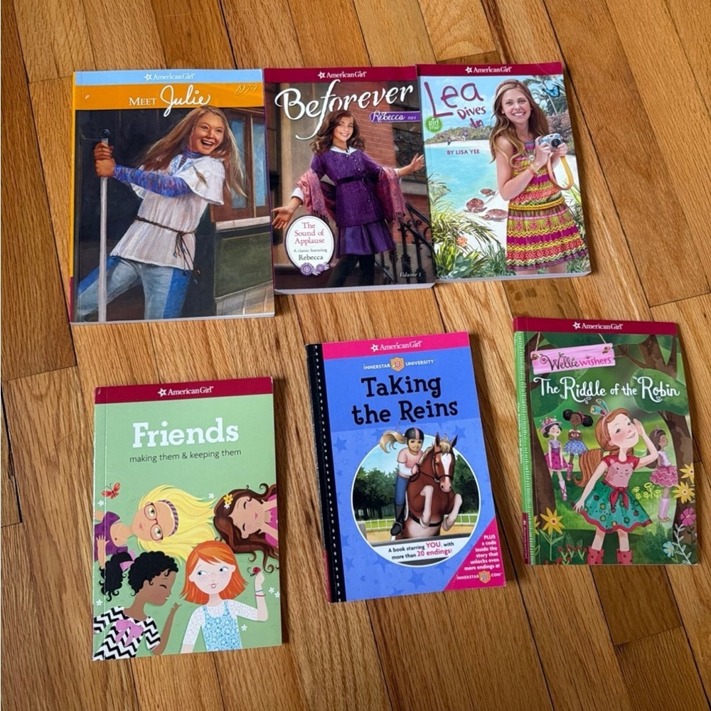 American Girl Book Bundle - Green, Blue, Purple Covers